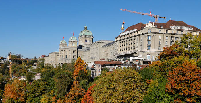 Le parlement fédéral à Berne