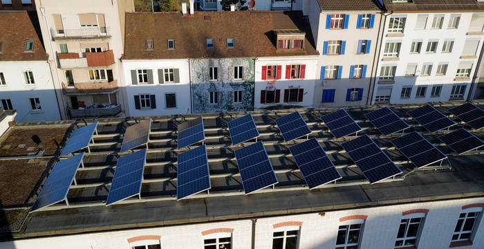 Solaranlage Gundeli Basel