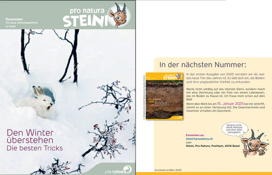 Titelbild letzte Seite © Pro Natura