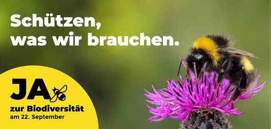 Plakat der Biodiversitätsinitiative