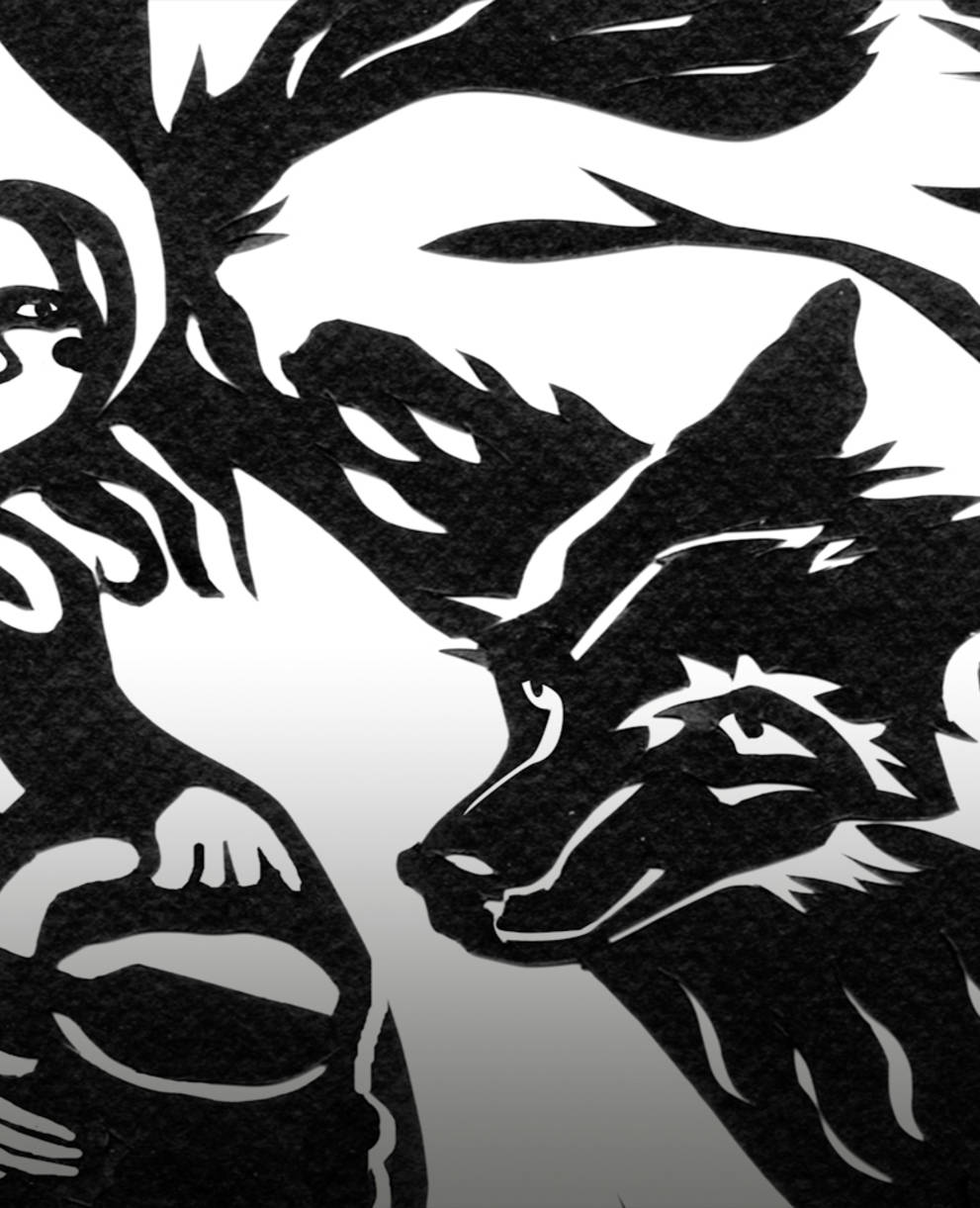 Illustration de loup