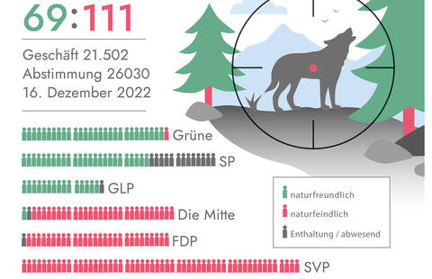 Infografik Wolf